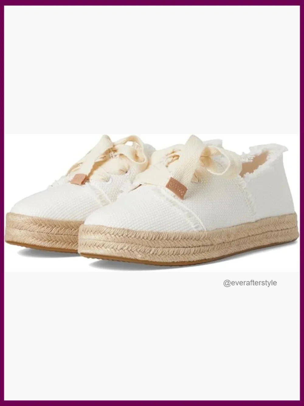 Lace-Up Espadrille with CloudBound Foam Insole, Cotton Upper